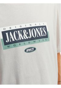 Jack & Jones - Jack&Jones T-Shirt Cobin 12250411 Szary Standard Fit. Kolor: szary. Materiał: bawełna