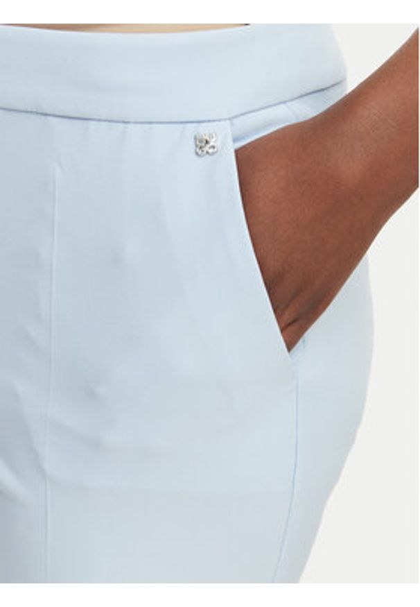 Hugo - HUGO Spodnie materiałowe Hagonia-1 50539991 Niebieski Slim Fit. Kolor: niebieski. Materiał: syntetyk