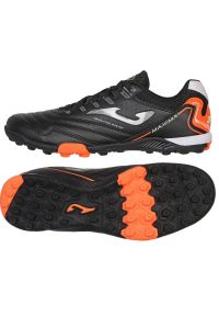 Buty piłkarskie Joma Maxima 2301 Tf M MAXS2301TF czarne czarne. Zapięcie: sznurówki. Kolor: czarny. Materiał: guma, syntetyk. Sport: piłka nożna