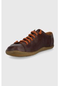 Camper sneakersy skórzane Peu Cami kolor brązowy. Zapięcie: sznurówki. Kolor: brązowy. Materiał: skóra #4