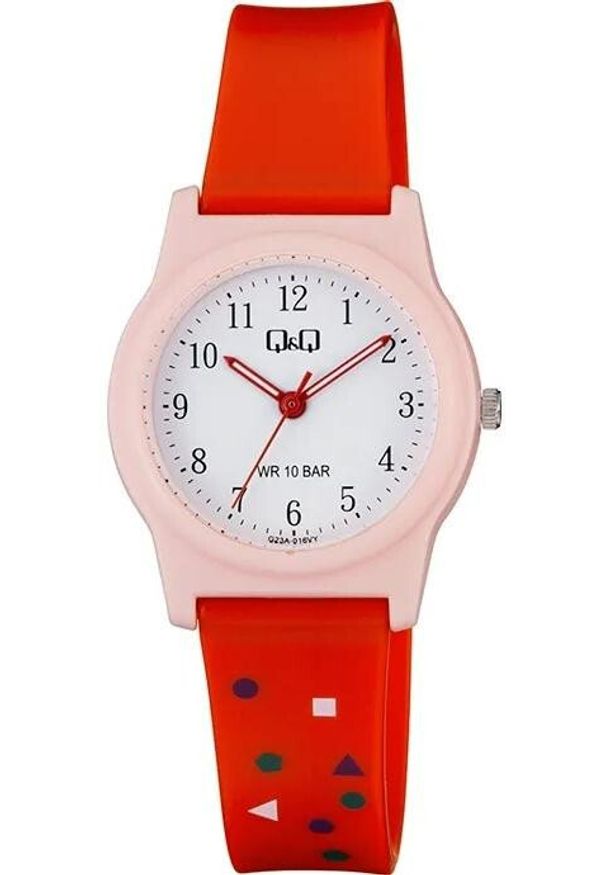 QQ Zegarek dla dzieci QQ G23A-016V czerwony pasek. Kolor: czerwony