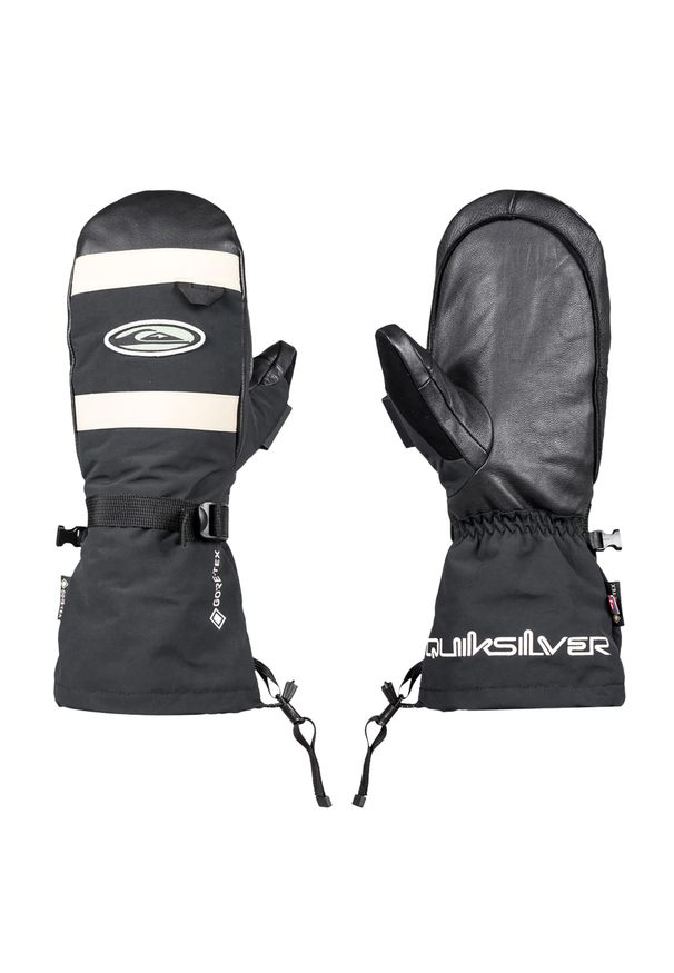 Rękawice snowboardowe męskie Quiksilver Austen Sweetin Goretex Mitt. Kolor: czarny. Materiał: gore-tex. Technologia: Gore-Tex. Sezon: zima. Sport: snowboard