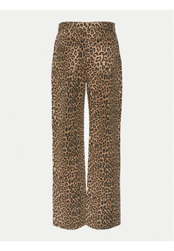 Vero Moda Jeansy Tessa 10330128 Brązowy Wide Leg. Kolor: brązowy