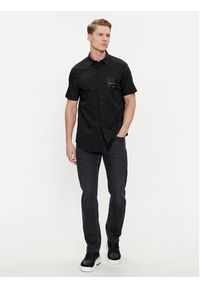 Armani Exchange Koszula 3DZC27 ZNXLZ 1200 Czarny Slim Fit. Kolor: czarny. Materiał: bawełna #2