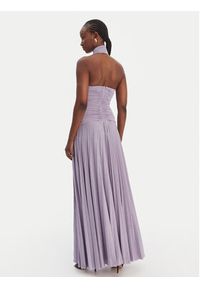 Elisabetta Franchi Sukienka wieczorowa AB-R18-61E2-V760 Fioletowy Regular Fit. Kolor: fioletowy. Materiał: wiskoza. Styl: wizytowy #4