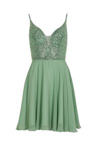 Swing Sukienka koktajlowa 5AE19300 Zielony Slim Fit. Kolor: zielony. Materiał: syntetyk. Styl: wizytowy #5