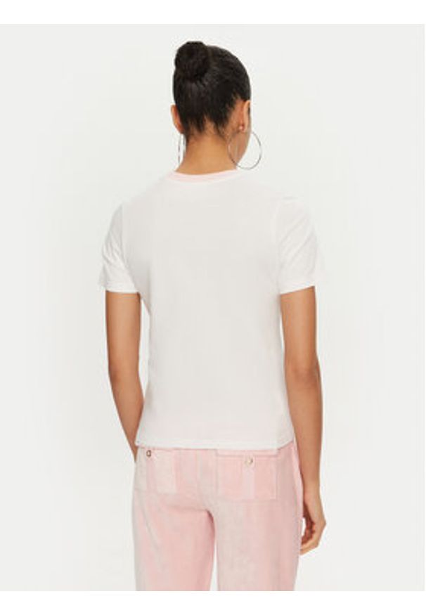 Juicy Couture T-Shirt College Gf JCSCT224414 Biały Regular Fit. Kolor: biały. Materiał: bawełna