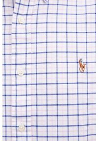 Polo Ralph Lauren koszula bawełniana męska regular z kołnierzykiem button-down. Typ kołnierza: button down, polo. Materiał: bawełna. Wzór: aplikacja #5