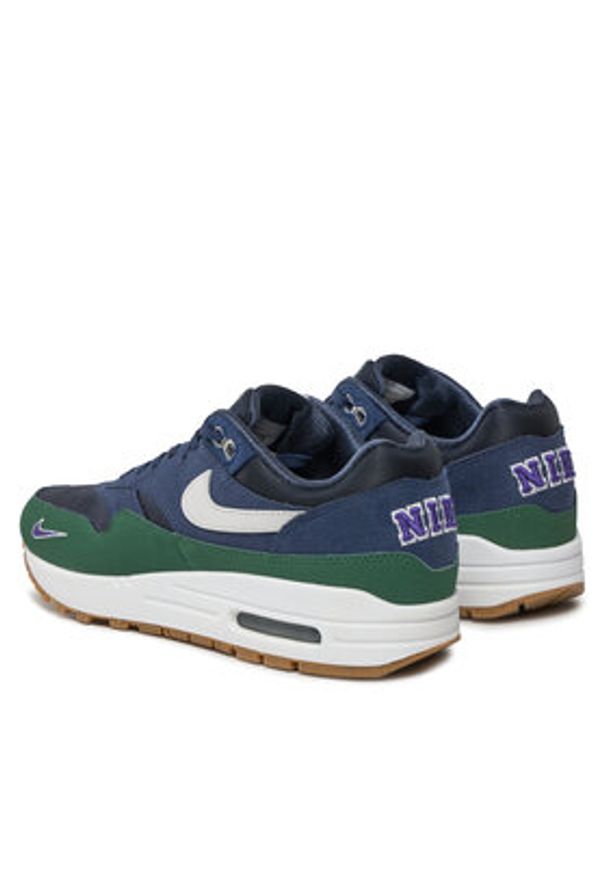 Nike Sneakersy Air Max 1 '87 QS DV3887 400 Granatowy. Kolor: niebieski. Materiał: zamsz, skóra. Model: Nike Air Max