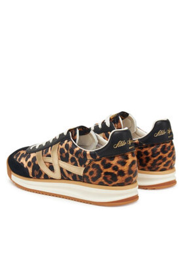 Aldo Sneakersy Stepcount 14139083 Brązowy. Kolor: brązowy. Materiał: materiał