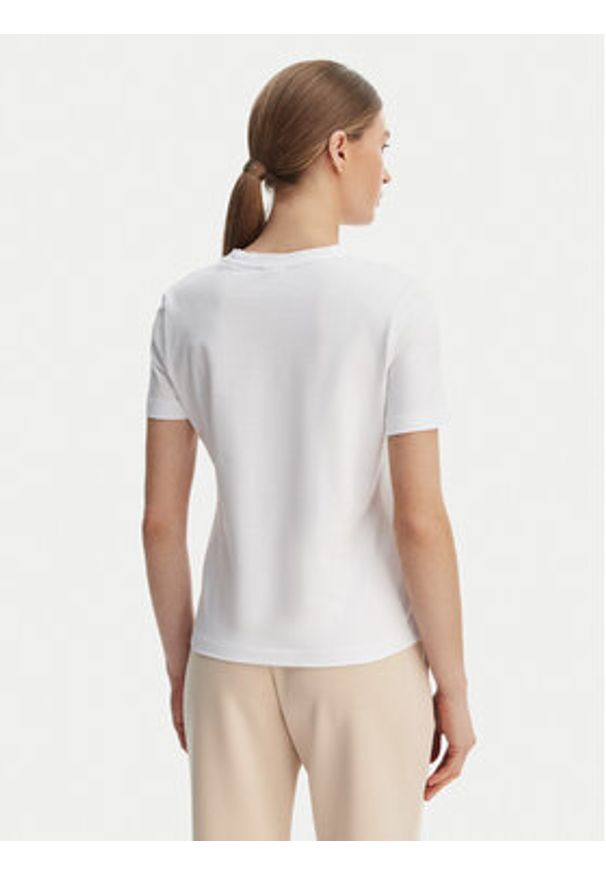 Guess T-Shirt V6GI07 K2968 Biały Regular Fit. Kolor: biały. Materiał: bawełna