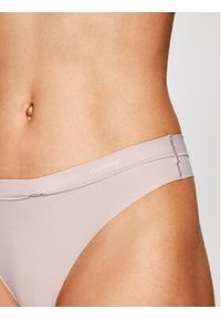 Calvin Klein Underwear Stringi 000QF4844E Beżowy. Kolor: beżowy. Materiał: syntetyk #5