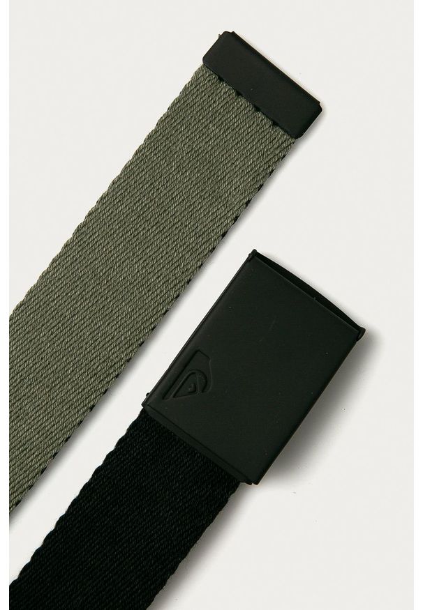 Quiksilver Pasek męski kolor czarny. Kolor: czarny