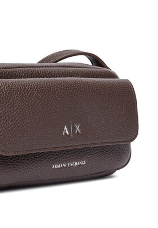 Armani Exchange Torebka XW001547 AF17019 U6304 Brązowy. Kolor: brązowy. Materiał: skórzane