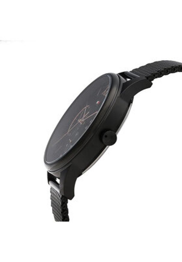TOMMY HILFIGER - Tommy Hilfiger Zegarek Damon 1791420 Czarny. Kolor: czarny