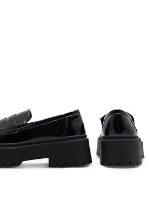 DeeZee Loafersy H13123D-3 Czarny. Kolor: czarny. Materiał: syntetyk