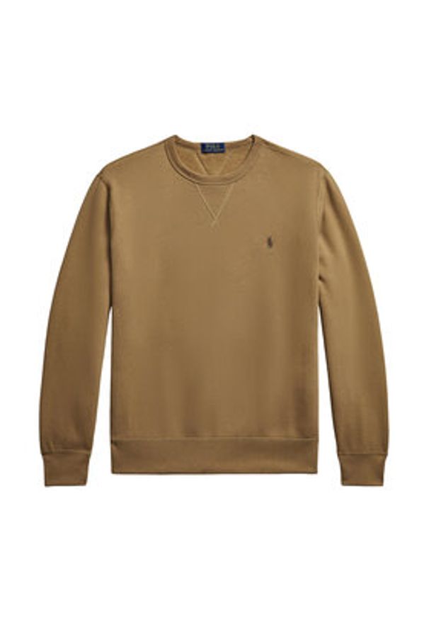 Polo Ralph Lauren Sweter 710766772502 Brązowy Regular Fit. Typ kołnierza: polo. Kolor: brązowy. Materiał: syntetyk