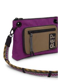Desigual Plecak Voyager 25SAKY17 Czarny. Kolor: czarny. Materiał: materiał #8