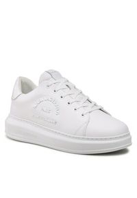Karl Lagerfeld - KARL LAGERFELD Sneakersy KL52539 Biały. Kolor: biały. Materiał: skóra
