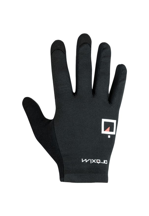 PROLOGO - Rękawice Proxim Lever Long Fingers unisex czarny/szary. Kolor: czarny. Materiał: włókno, nylon, syntetyk. Sport: kolarstwo