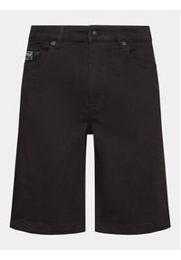 Versace Jeans Couture Szorty jeansowe 74GAD589 Czarny Regular Fit. Kolor: czarny. Materiał: bawełna #6