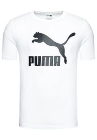 Puma T-Shirt Classics Logo 530088 Biały Regular Fit. Kolor: biały. Materiał: bawełna