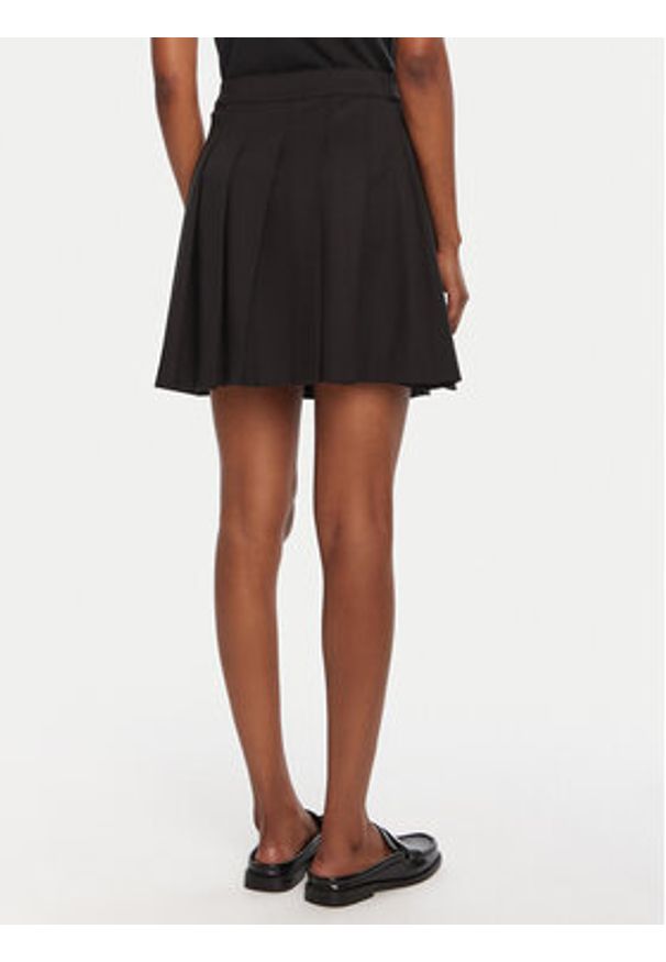 TOMMY HILFIGER - Tommy Hilfiger Spódnica plisowana Timeless WW0WW48354 Czarny Regular Fit. Kolor: czarny. Materiał: syntetyk, wełna