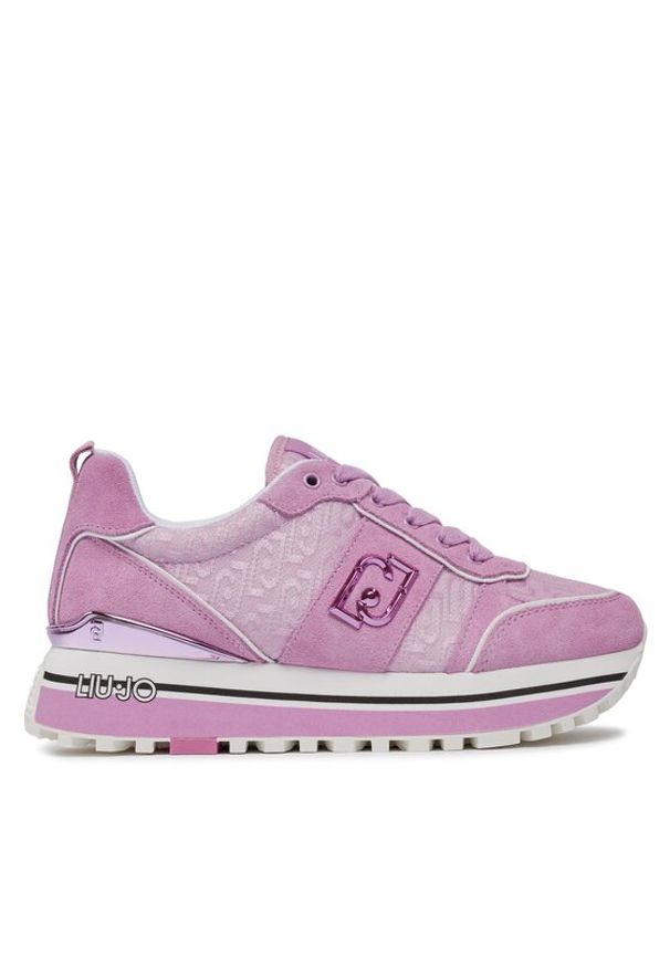 Liu Jo Sneakersy Maxi Wonder 71 BA4055 PX453 Fioletowy. Kolor: fioletowy. Materiał: materiał