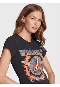 Wrangler T-Shirt Shrunken Band W7FDDRXV6 112323701 Czarny Regular Fit. Kolor: czarny. Materiał: bawełna #3