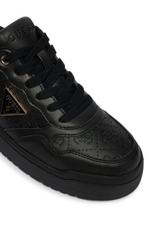Guess Sneakersy FLJMI6 FAL12 Czarny. Kolor: czarny. Materiał: skóra