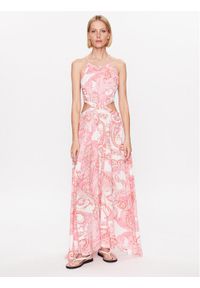 Melissa Odabash Sukienka letnia Arabella Różowy Regular Fit. Kolor: różowy. Materiał: wiskoza. Sezon: lato