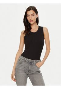 Calvin Klein Top K20K208054 Czarny Slim Fit. Kolor: czarny