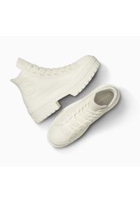 Adidasy Converse Chuck Taylor All Star Lugged Heel Leather, Kobiety. Kolor: beżowy. Materiał: skóra, materiał. Obcas: na platformie. Model: Converse All Star
