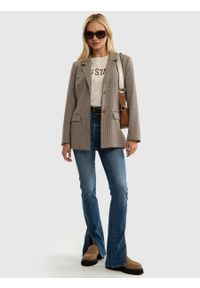 Big-Star - Marynarka damska w stylu vintage w kratę Melisana 000/ Melisanai 000. Kolor: wielokolorowy. Materiał: materiał. Wzór: kratka. Sezon: jesień. Styl: vintage #1