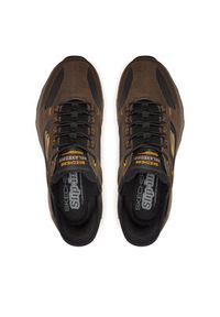 skechers - Skechers Sneakersy Oak Canyon 237450/BRBK Brązowy. Kolor: brązowy. Materiał: skóra, zamsz