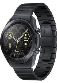 SAMSUNG - Smartwatch Samsung Galaxy Watch 3 Titanium 45mm Czarny (SM-R840NTKAEUD). Rodzaj zegarka: smartwatch. Kolor: czarny