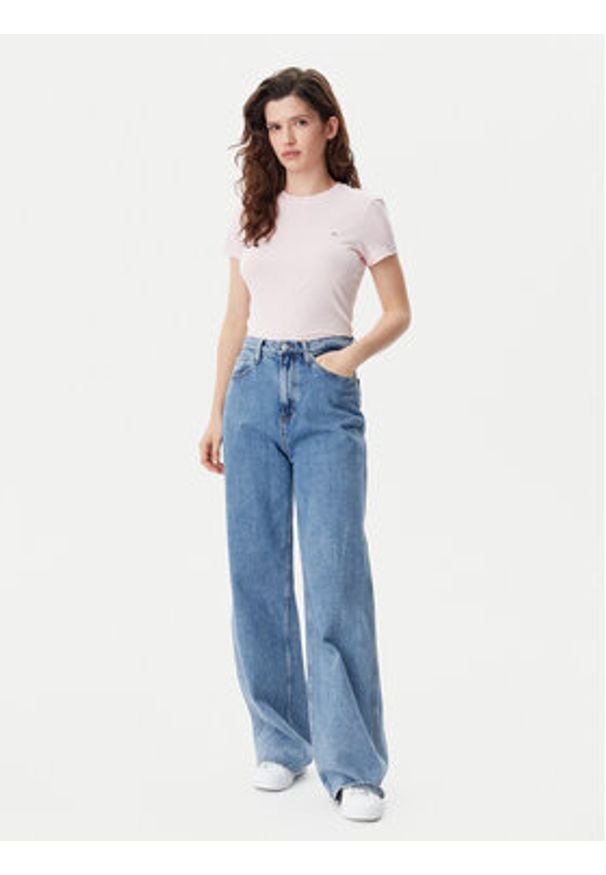 Tommy Jeans Komplet 2 t-shirtów DW0DW21366 Kolorowy Slim Fit. Materiał: bawełna. Wzór: kolorowy