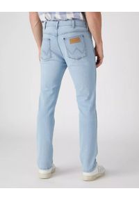 Wrangler - WRANGLER LARSTON MĘSKIE SPODNIE JEANSOWE JEANSY BLUE WAVES W18SHN42H