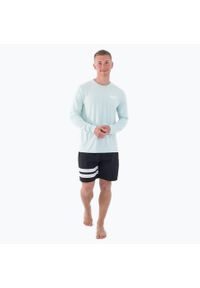Longsleeve męski Hurley Everyday Hybrid Upf. Kolor: niebieski. Długość rękawa: długi rękaw
