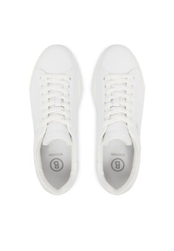 Bogner Sneakersy New York 4 C 22620215 Biały. Kolor: biały. Materiał: skóra