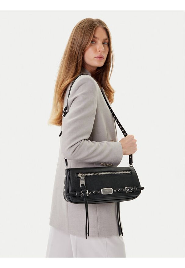 Steve Madden Torebka Bindara SM13001657 Czarny. Kolor: czarny. Materiał: skórzane