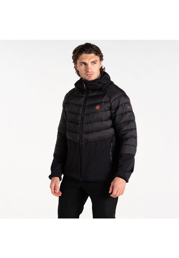 DARE 2B - Męska kurtka turystyczna Torrek Hybrid. Kolor: czarny. Sport: turystyka piesza