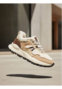 Roxy Sneakersy CEO-V12-1088 Beżowy. Kolor: beżowy. Materiał: materiał #7