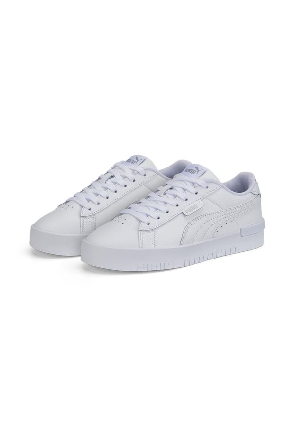 Puma - Damskie sneakersy Jada Renew PUMA White Silver Gray. Kolor: biały, wielokolorowy, szary. Materiał: skóra, tkanina
