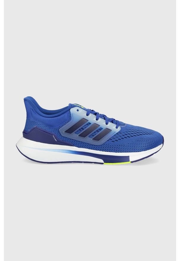 Adidas - adidas buty do biegania EQ21 Run GZ4059. Zapięcie: sznurówki. Kolor: niebieski. Materiał: guma, materiał. Szerokość cholewki: normalna. Sport: bieganie