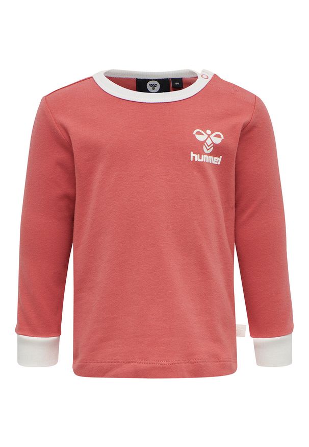 Koszulka dziecięca z długim rękawem Hummel hmlmaui. Kolor: wielokolorowy, biały, różowy. Długość rękawa: długi rękaw. Długość: długie