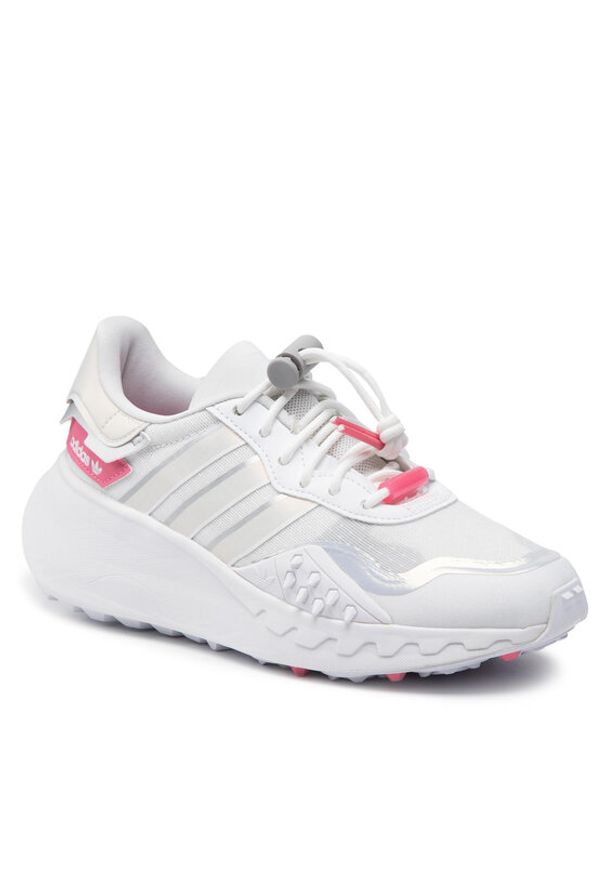 Adidas - adidas Buty Choigo GZ8141 Biały. Kolor: biały. Materiał: materiał