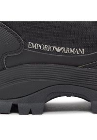 Emporio Armani Sneakersy X4Z127 XN939 A083 Czarny. Kolor: czarny. Materiał: materiał