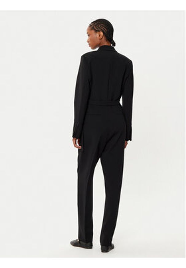 Weekend Max Mara Kombinezon Baviera 2515241021 Czarny Straight Fit. Kolor: czarny. Materiał: syntetyk