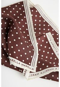 Marella - Chusta damska jedwabna w groszki Attinia MARELLA ACCESSORI. Materiał: jedwab. Wzór: grochy #2